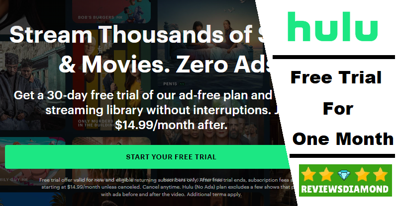 Hulu Free Trial For 30 Days 2023